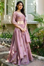 Embroidered Ready To Wear Lehenga & Blouse With Dupatta